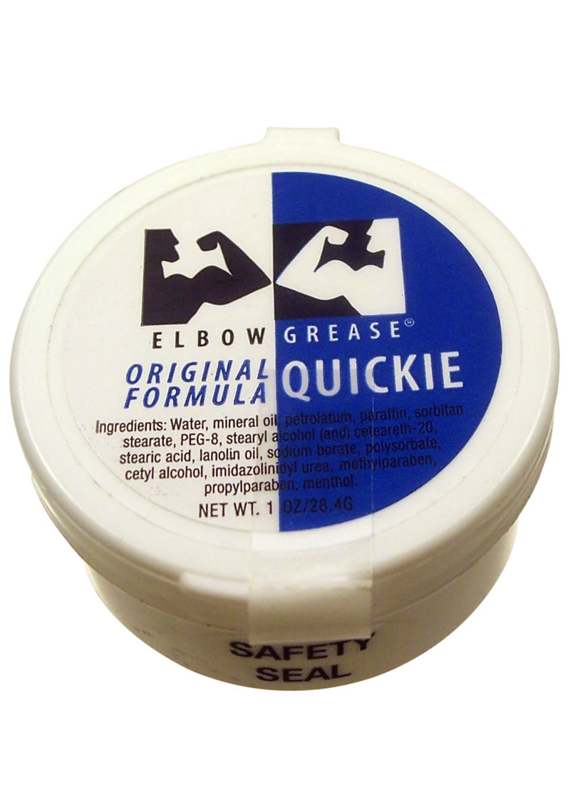 Elbow Grease Original Formula Quickie Cream Lubricant Ounce Cupid S Box