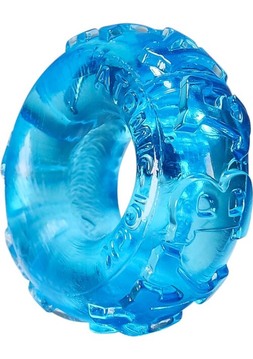 Oxballs Atomic Jock Jelly Bean Cock Ring - Blue